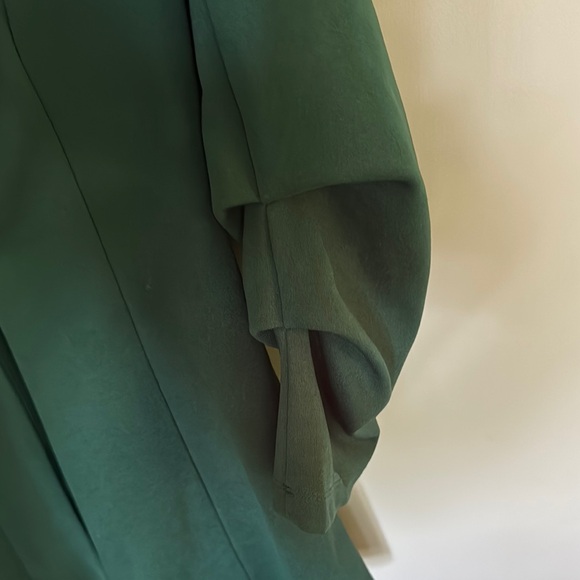 SHEIN Green Blazer with Ruched Sleeves - Picture 3 of 5